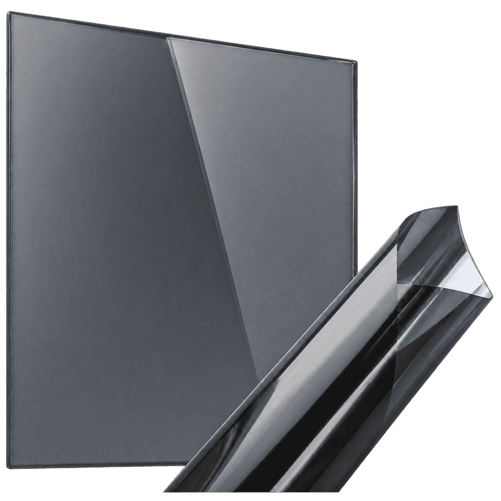 декоративная плёнка серый глянцевый CRYSTAL GREY — тонировка окон квартир, домов и зданий в Ростове-на-Дону — главное фото