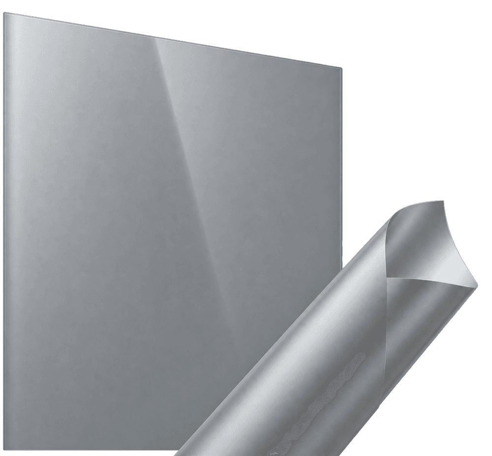 декоративная плёнка серебристо-серый матовый MATTE SILVER — тонировка окон квартир, домов и зданий в Ростове-на-Дону — главное фото