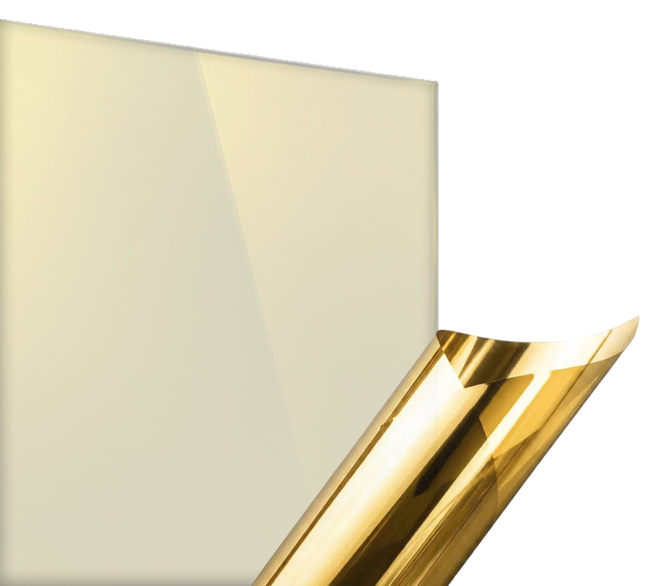 солнцезащитная плёнка золото/серебро R-Gold 15 — тонировка окон квартир, домов и зданий в Ростове-на-Дону